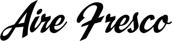 Vorschau des Bootsnamens "Aire Fresco" als Schriftzug für "Bootsbeschriftung Klassisch 29"