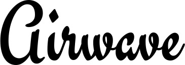 Vorschau des Bootsnamens "Airwave" als Schriftzug für "Bootsbeschriftung Klassisch 63"