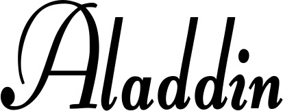 Bootsname 'Aladdin' angezeigt als 'Bootsbeschriftung Klassisch 76'