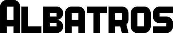 Vorschau des Bootsnamens "Albatros" als Schriftzug für "Bootsbeschriftung Neu 34"