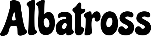 Vorschau des Bootsnamens "Albatross" als Schriftzug für "Bootsbeschriftung Neu 41"