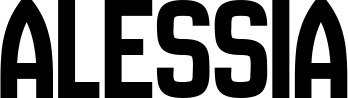 Vorschau des Bootsnamens "Alessia" als Schriftzug für "Bootsbeschriftung Neu 58"