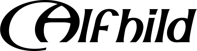 Vorschau des Bootsnamens "Alfhild" als Schriftzug für "Bootsbeschriftung Neu 08"