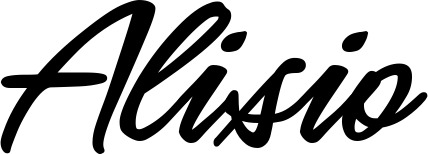 Vorschau des Bootsnamens "Alisio" als Schriftzug für "Bootsbeschriftung Klassisch 71"