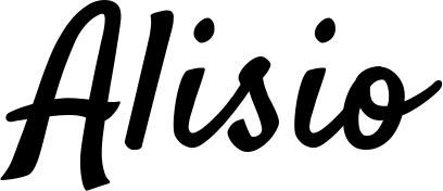 Vorschau des Bootsnamens "Alisio" als Schriftzug für "Bootsbeschriftung Klassisch 96"