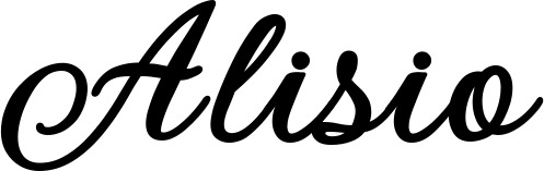 Vorschau des Bootsnamens "Alisio" als Schriftzug für "Bootsbeschriftung Klassisch 69"