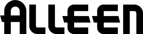 Vorschau des Bootsnamens "Alleen" als Schriftzug für "Bootsbeschriftung Neu 26"