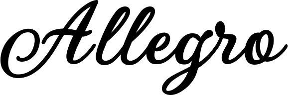 Bootsname 'Allegro' angezeigt als 'Bootsbeschriftung Klassisch 69'