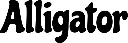 Vorschau des Bootsnamens "Alligator" als Schriftzug für "Bootsbeschriftung Klassisch 53"