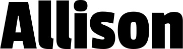 Vorschau des Bootsnamens "Allison" als Schriftzug für "Bootsbeschriftung Fett 30"