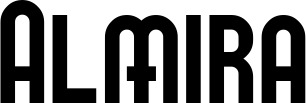 Vorschau des Bootsnamens "Almira" als Schriftzug für "Bootsbeschriftung Neu 43"