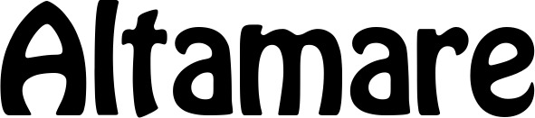 Vorschau des Bootsnamens "Altamare" als Schriftzug für "Bootsbeschriftung Fett 01"