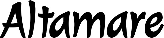Vorschau des Bootsnamens "Altamare" als Schriftzug für "Bootsbeschriftung Klassisch 72"