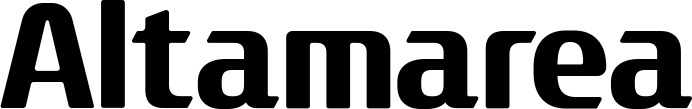 Vorschau des Bootsnamens "Altamarea" als Schriftzug für "Bootsbeschriftung Fett 22"