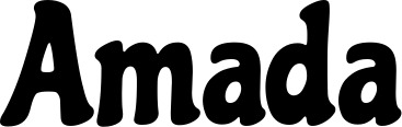 Vorschau des Bootsnamens "Amada" als Schriftzug für "Bootsbeschriftung Klassisch 53"