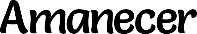 Vorschau des Bootsnamens "Amanecer" als Schriftzug für "Bootsbeschriftung Klassisch 94"