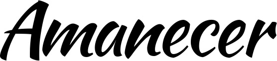 Vorschau des Bootsnamens "Amanecer" als Schriftzug für "Bootsbeschriftung Klassisch 73"