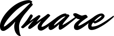 Vorschau des Bootsnamens "Amare" als Schriftzug für "Bootsbeschriftung Klassisch 82"
