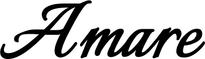 Vorschau des Bootsnamens "Amare" als Schriftzug für "Bootsbeschriftung Klassisch 58"