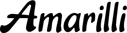 Vorschau des Bootsnamens "Amarilli" als Schriftzug für "Bootsbeschriftung Klassisch 15"