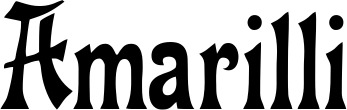 Vorschau des Bootsnamens "Amarilli" als Schriftzug für "Bootsbeschriftung Neu 44"