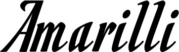 Vorschau des Bootsnamens "Amarilli" als Schriftzug für "Bootsbeschriftung Klassisch 93"