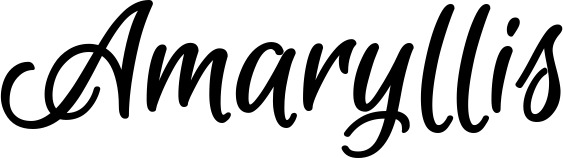 Vorschau des Bootsnamens "Amaryllis" als Schriftzug für "Style Klassisch 105"