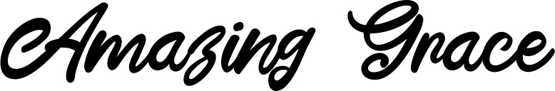 Vorschau des Bootsnamens "Amazing Grace" als Schriftzug für "Bootsbeschriftung Klassisch 102"