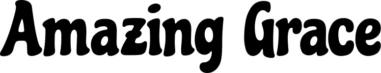 Vorschau des Bootsnamens "Amazing Grace" als Schriftzug für "Bootsbeschriftung Klassisch 53"