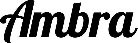 Vorschau des Bootsnamens "Ambra" als Schriftzug für "Bootsbeschriftung Neu 60"