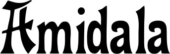 Vorschau des Bootsnamens "Amidala" als Schriftzug für "Style Neu 44"