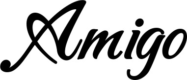 Bootsname 'Amigo' angezeigt als 'Bootsbeschriftung Klassisch 50'