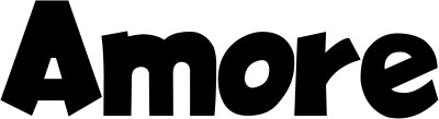 Vorschau des Bootsnamens "Amore" als Schriftzug für "Bootsbeschriftung Neu 48"