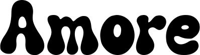 Vorschau des Bootsnamens "Amore" als Schriftzug für "Bootsbeschriftung Neu 62"