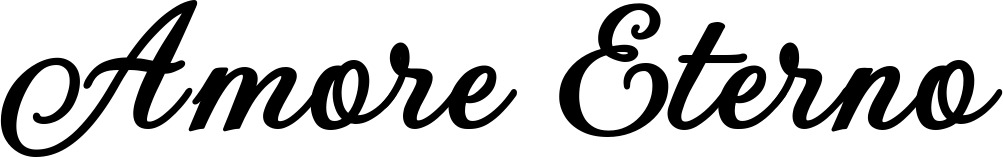 Vorschau des Bootsnamens "Amore Eterno" als Schriftzug für "Bootsbeschriftung Klassisch 69"