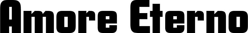Vorschau des Bootsnamens "Amore Eterno" als Schriftzug für "Bootsbeschriftung Neu 11"