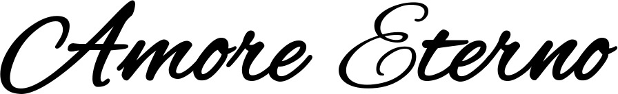 Vorschau des Bootsnamens "Amore Eterno" als Schriftzug für "Bootsbeschriftung Klassisch 35"
