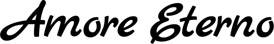 Vorschau des Bootsnamens "Amore Eterno" als Schriftzug für "Bootsbeschriftung Klassisch 77"