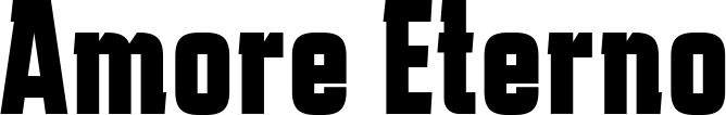 Vorschau des Bootsnamens "Amore Eterno" als Schriftzug für "Bootsbeschriftung Fett 41"