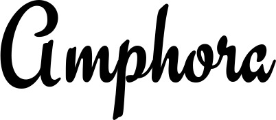 Vorschau des Bootsnamens "Amphora" als Schriftzug für "Style Klassisch 63"