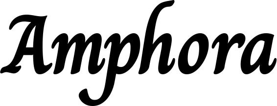 Vorschau des Bootsnamens "Amphora" als Schriftzug für "Bootsbeschriftung Klassisch 51"