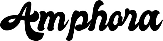 Vorschau des Bootsnamens "Amphora" als Schriftzug für "Bootsbeschriftung Klassisch 41"