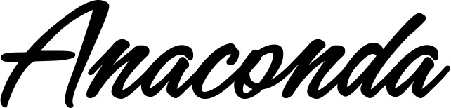 Vorschau des Bootsnamens "Anaconda" als Schriftzug für "Bootsbeschriftung Klassisch 71"