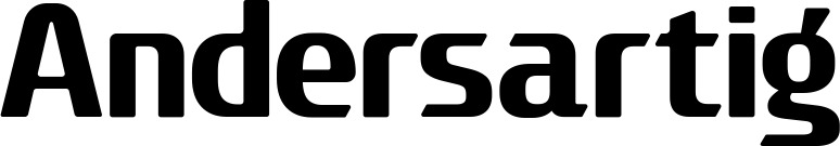 Vorschau des Bootsnamens "Andersartig" als Schriftzug für "Bootsbeschriftung Fett 22"