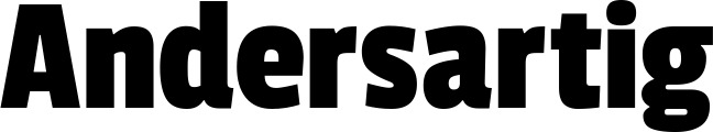 Vorschau des Bootsnamens "Andersartig" als Schriftzug für "Bootsbeschriftung Fett 30"