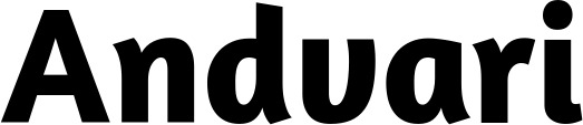 Vorschau des Bootsnamens "Andvari" als Schriftzug für "Bootsbeschriftung Fett 09"