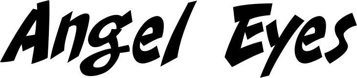 Vorschau des Bootsnamens "Angel Eyes" als Schriftzug für "Bootsbeschriftung Klassisch 31"