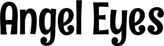 Vorschau des Bootsnamens "Angel Eyes" als Schriftzug für "Bootsbeschriftung Neu 68"