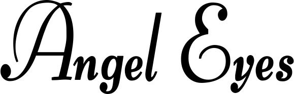 Vorschau des Bootsnamens "Angel Eyes" als Schriftzug für "Bootsbeschriftung Klassisch 76"