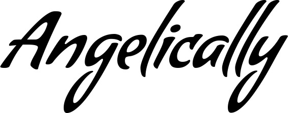 Vorschau des Bootsnamens "Angelically" als Schriftzug für "Bootsbeschriftung Klassisch 57"